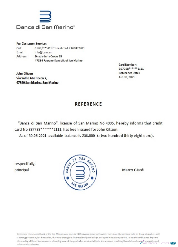 Download San Marino Banca di San Marino reference Photoshop template